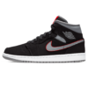 Air Jordan 1 Mid Grey Gym Red