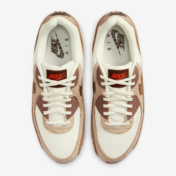 Air Max 90 AMD – Pale Ivory/Summit White/Oatmeal/Picante Red