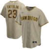 Jerseys Men’s San Diego Padres Fernando Tatis Jr. Nike Tan Alternate Replica