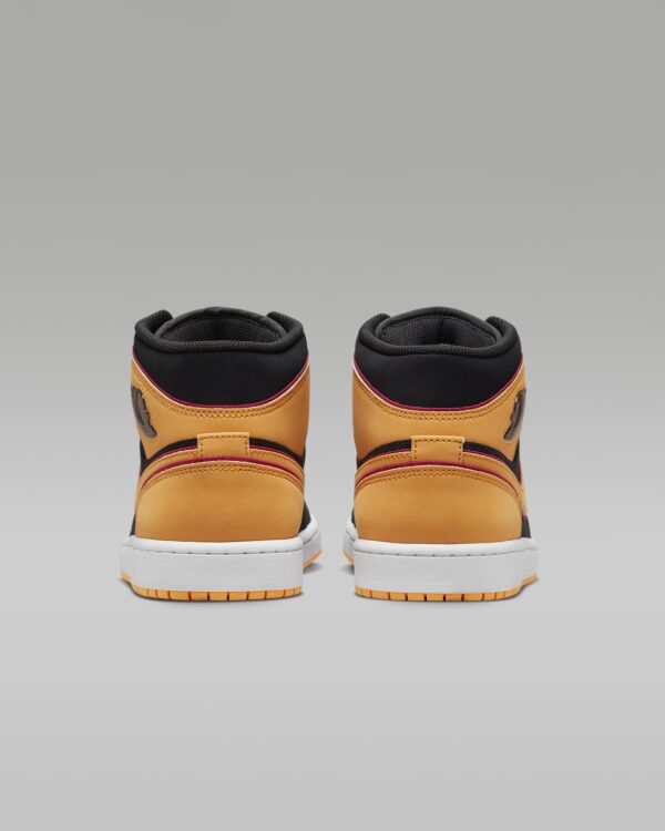 Air Jordan 1 Mid Fat Tongue Black Orange