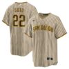 Jerseys Men’s San Diego Padres Juan Soto Nike Tan/Brown Alternate Replica