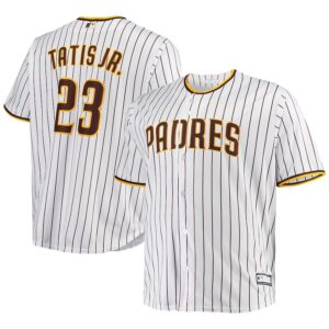 Men’s San Diego Padres Fernando Tatis Jr. White Big & Tall Replica