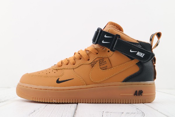 Air Force 1  ’07 Mid LV8 Wheat/Black-White