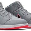 Air Jordan 1 Mid Wolf Grey Racer Pink Black