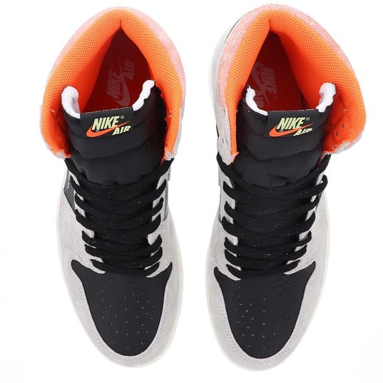 Jordan 1 Retro High Neutral Grey Hyper Crimson